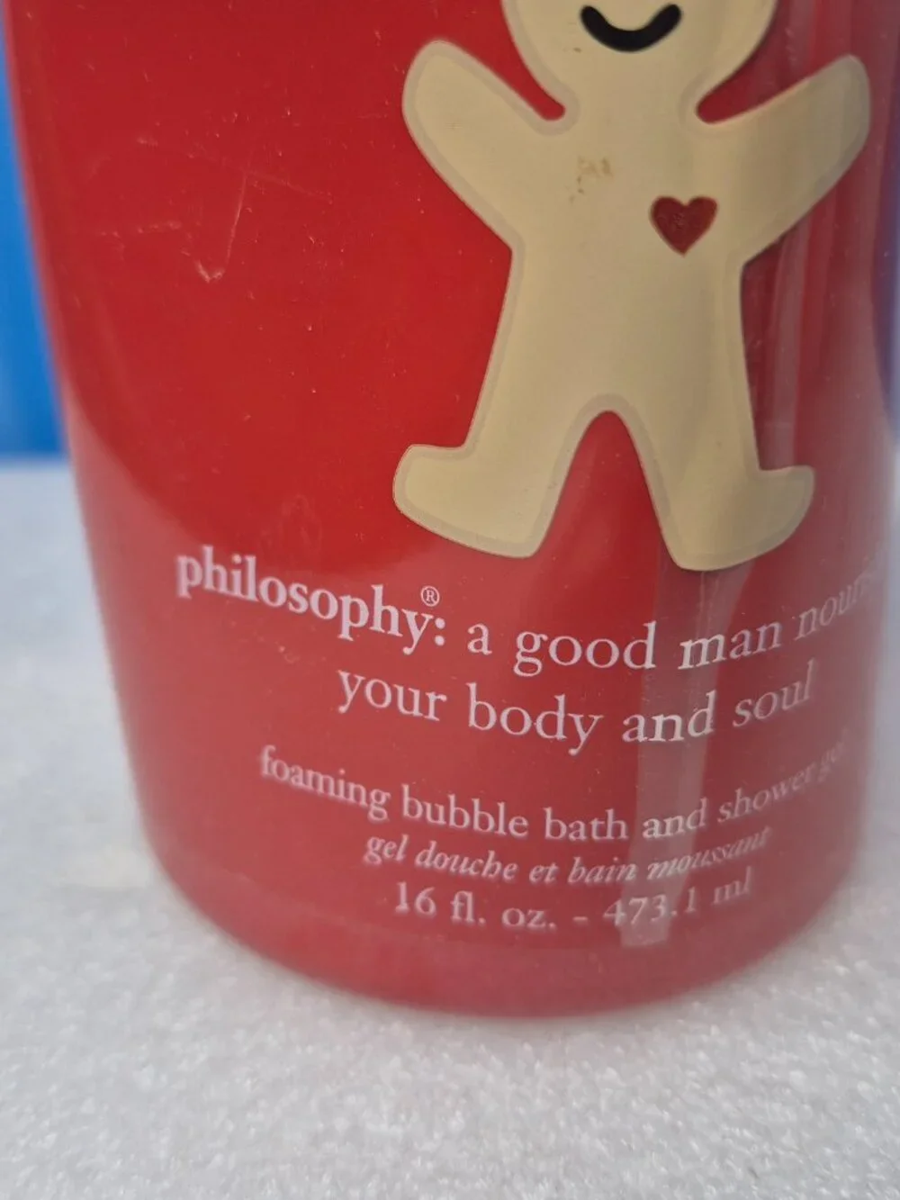 Philosophy Gingerbread Man Foaming bubble bath & Shower Gel 16 OZ SEALED